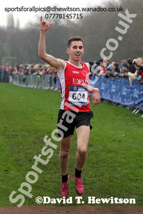 Junior men's European Cross Country Trials, Sefton Park, Liverpool. Photo: David T. Hewitson/Sports for All Pics